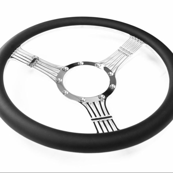 14 Inch Banjo Steering Wheel Leather Half Wrap 121001 4