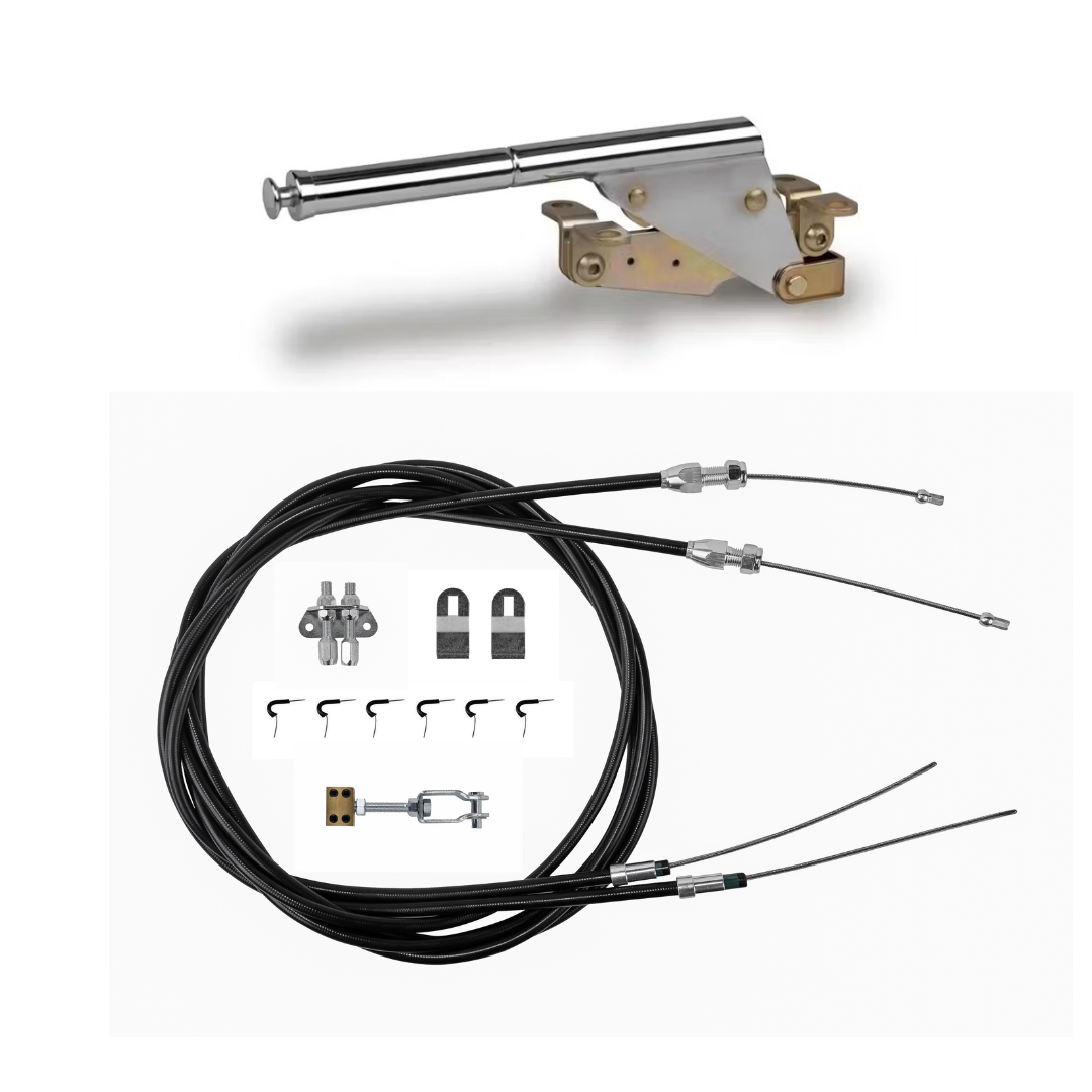 Chrome Handbrake Disc Cable Kit