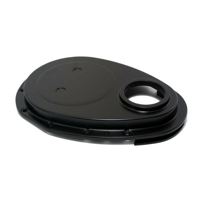 Small Block Chev Black Timing Cover Tc 001b 2