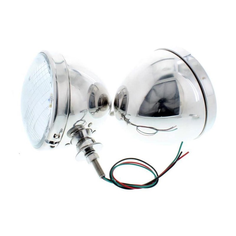 7 Inch Dietz Style Chrome H4 Headlight A5022a 3