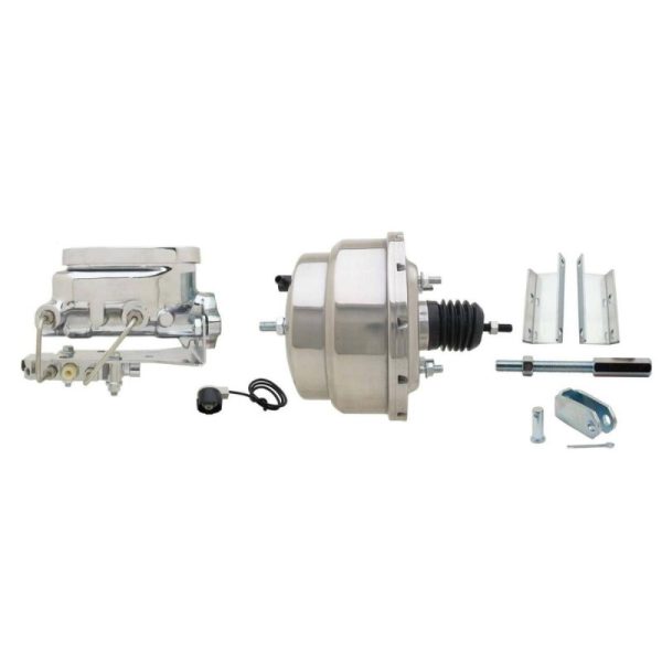 1955 1958 Gm Bel Air One Fifty Nomad Brake Booster Master Cylinder Upgrade Kit Chrome 1