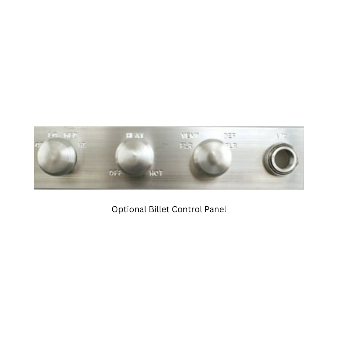 Billet Control Panel With Text