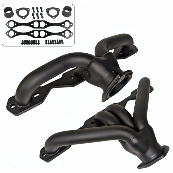 55 57 Headers Black
